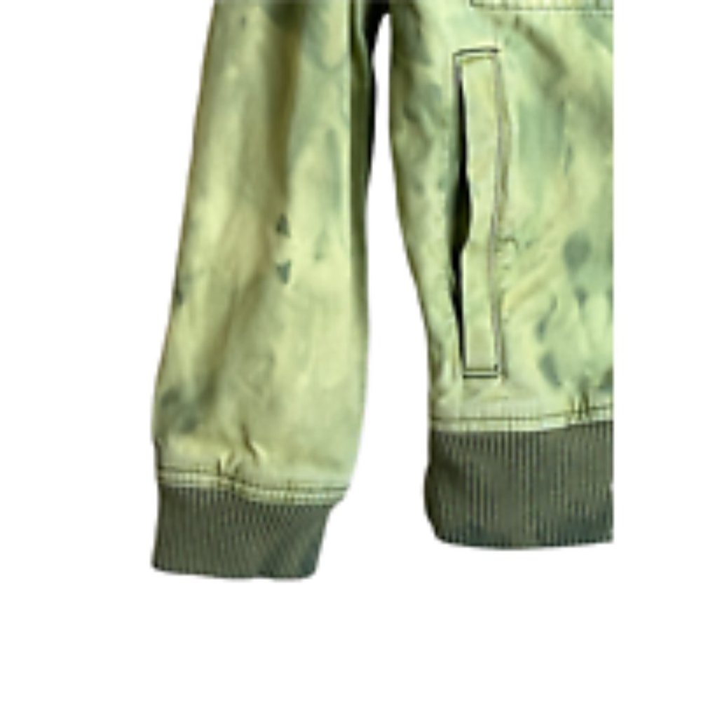 Anthropologie Koto Green Tie Dye Utility Jacket Denim Jacket  XS EUC - Picture 3 of 7